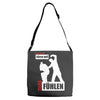 wer nicht h&ouml;ren will muss f&uuml;hlen Adjustable Strap Totes