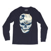 the great wave off skull Long Sleeve Shirts