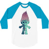 anatomy of a troll 3/4 Sleeve Shirt