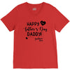Happy First Father's Day Daddy V-Neck Tee