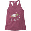 saturn go round Racerback Tank