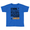 Strong Independent Motivated Cancer Toddler T-shirt
