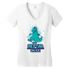 reptar on ice Women's V-Neck T-Shirt