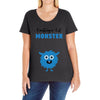 I've Created a Monster Baby Boy Ladies Curvy T-Shirt