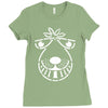 spacehopper ~ mens funny retro Ladies Fitted T-Shirt
