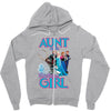 aunt of the birthday girl Zipper Hoodie