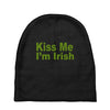 kiss me i'm irish Baby Beanies