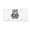 limited edition1 License Plate
