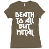 death to all Ladies Fitted T-Shirt