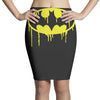 batman dying bleeding logo Pencil Skirts