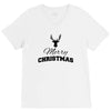 buck merry christmas V-Neck Tee