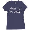what do you mean 2016 tour Ladies Fitted T-Shirt