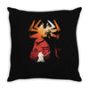 the great battle Throw Pillow
