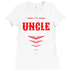 Have No Fear Uncle Is Here Ladies Fitted T-Shirt