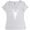 tuxedo fancy dress funny Women's Triblend Scoop T-shirt