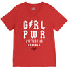 Girl Power Future Is Female V-Neck Tee