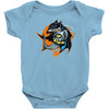shark knight graphic Baby Onesie