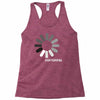 buffering  funny retro loading computer console fashion party Racerback Tank