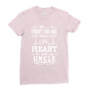 There's This Girl Who Stole My Heart She Calls Me Uncle Ladies Fitted T-Shirt