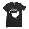 chiken butt Ladies Fitted T-Shirt