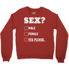 Sex Yes Please Crewneck Sweatshirt