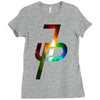 jake paul colorful galaxy Ladies Fitted T-Shirt