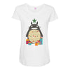 totoro christmas tree Maternity Scoop Neck T-shirt