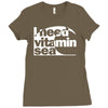 i need vitamin sea Ladies Fitted T-Shirt