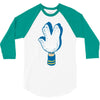 llap foam finger 3/4 Sleeve Shirt