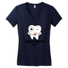 First Tooth Date Women's V-Neck T-Shirt