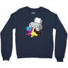 puker printer Crewneck Sweatshirt