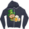 saint patrick day Zipper Hoodie