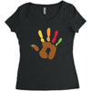 chicken Women's Triblend Scoop T-shirt