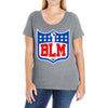blm! take a knee Ladies Curvy T-Shirt