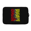 fight, dream, lead! Laptop sleeve