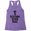resting bitch face Racerback Tank