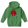 bird powered robot Youth Hoodie