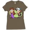 i'm a woman! Ladies Fitted T-Shirt