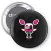 mangle head Pin-back button