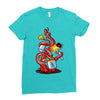 angle gravity Ladies Fitted T-Shirt