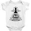 limited edition 1987 aged perfection Baby Bodysuit