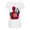 POP CORN DEAD Maternity Scoop Neck T-shirt