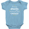 throw donuts Baby Bodysuit