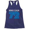 wing chun 72 retro Racerback Tank
