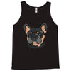 blue and tan frenchie Tank Top