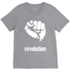 power to the people fist revolution V-Neck Tee