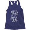 lick my legs Racerback Tank