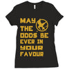 MAY THE ODDS BE EVER IN YOUR FAVOUR Ladies Fitted T-Shirt