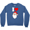 i love santa noel Crewneck Sweatshirt