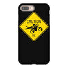motorcycle caution sign iPhone 8 Plus